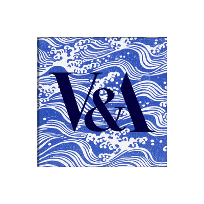V&A Japanese waves magnet